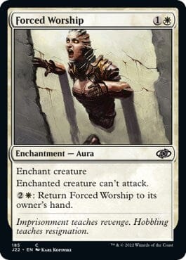 Forced Worship [Jumpstart 2022] MTG Single Magic: The Gathering  | Multizone: Comics And Games