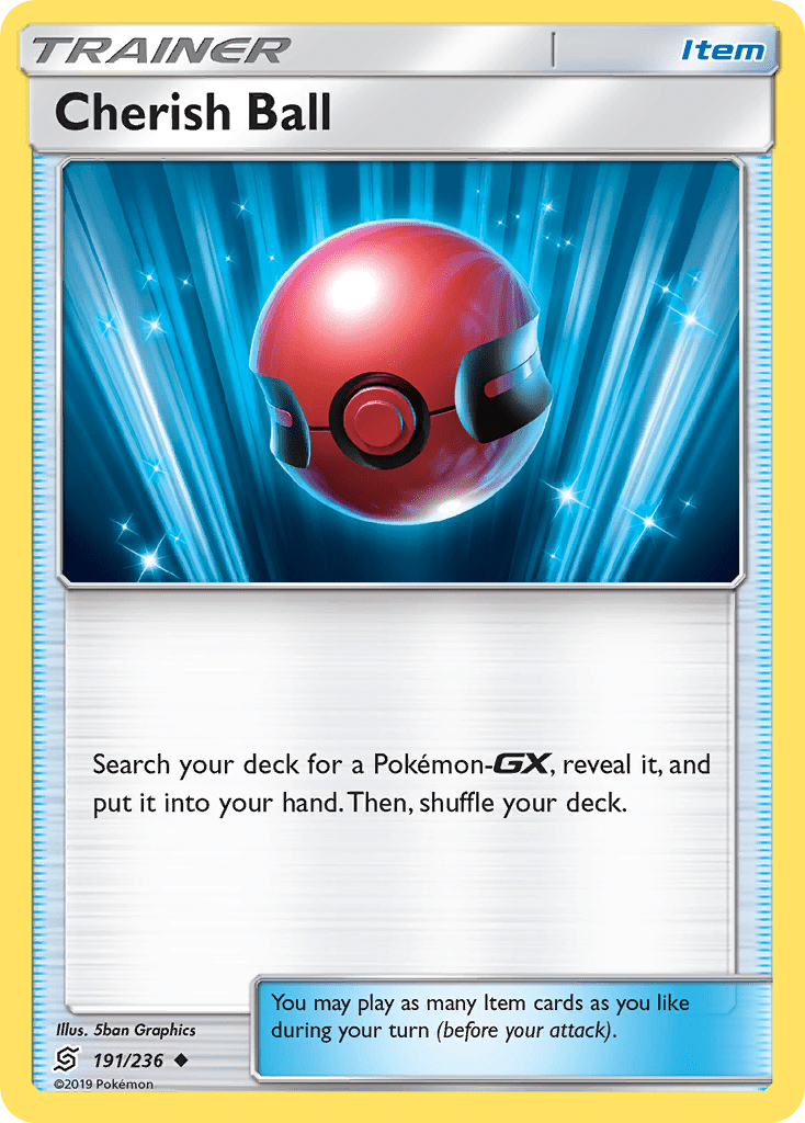 Cherish Ball (191/236) [Sun & Moon: Unified Minds] Pokemon Single Pokémon  | Multizone: Comics And Games