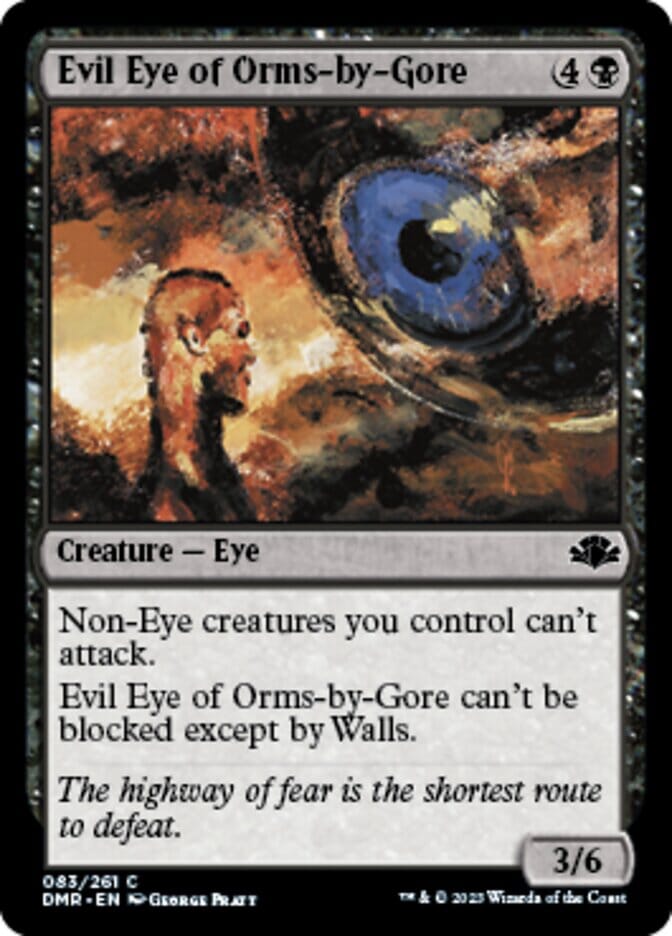 Evil Eye of Orms-by-Gore [Dominaria Remastered] MTG Single Magic: The Gathering  | Multizone: Comics And Games
