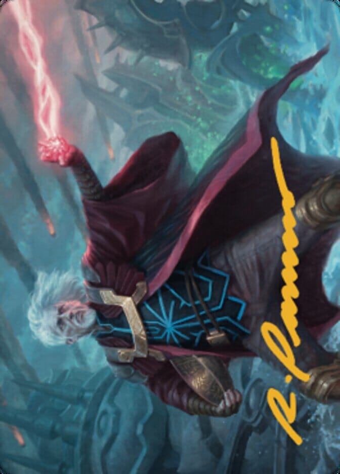 Urza, Lord Protector Art Card (Gold-Stamped Signature) [The Brothers' War Art Series] MTG Single Magic: The Gathering  | Multizone: Comics And Games