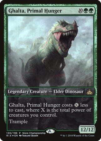 Ghalta, Primal Hunger [Rivals of Ixalan Promos] MTG Single Magic: The Gathering  | Multizone: Comics And Games