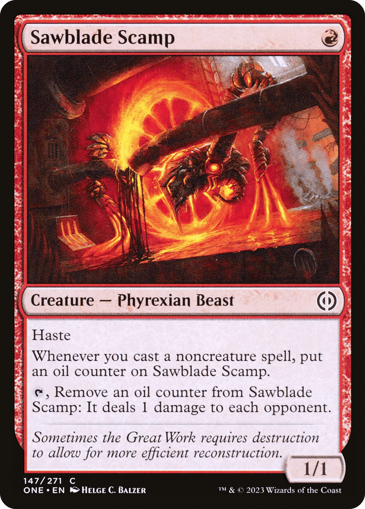 Sawblade Scamp [Phyrexia: All Will Be One] MTG Single Magic: The Gathering  | Multizone: Comics And Games