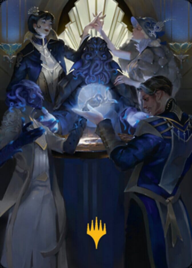 Obscura Ascendancy Art Card (Gold-Stamped Signature) [Streets of New Capenna Art Series] MTG Single Magic: The Gathering  | Multizone: Comics And Games