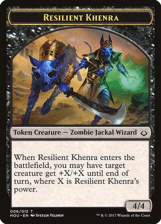 Resilient Khenra Token [Hour of Devastation Tokens] MTG Single Magic: The Gathering  | Multizone: Comics And Games
