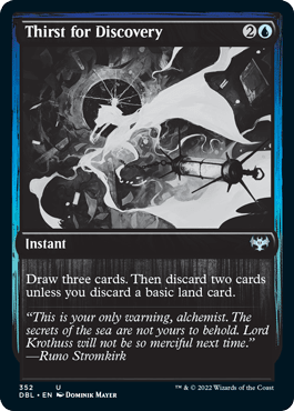 Thirst for Discovery [Innistrad: Double Feature] MTG Single Magic: The Gathering  | Multizone: Comics And Games
