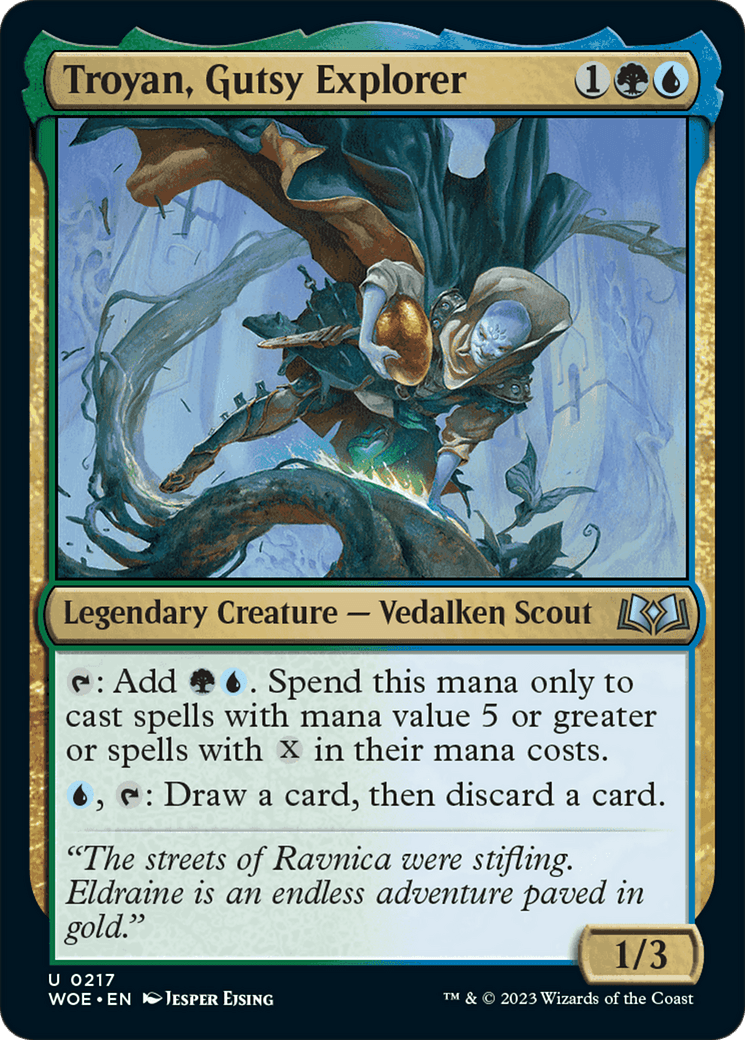 Troyan, Gutsy Explorer [Wilds of Eldraine] MTG Single Magic: The Gathering  | Multizone: Comics And Games