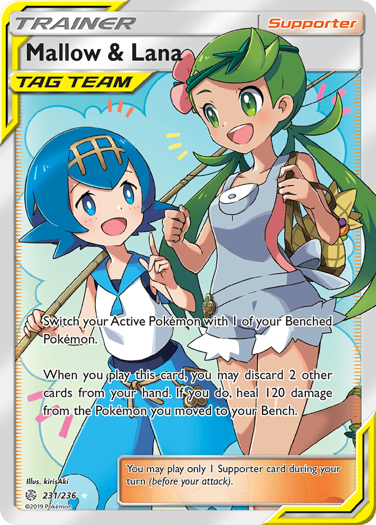 Mallow & Lana (231/236) [Sun & Moon: Cosmic Eclipse] Pokemon Single Pokémon  | Multizone: Comics And Games