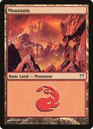 Mountain (302) [Champions of Kamigawa] MTG Single Magic: The Gathering  | Multizone: Comics And Games