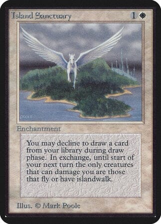 Island Sanctuary [Limited Edition Alpha] MTG Single Magic: The Gathering  | Multizone: Comics And Games