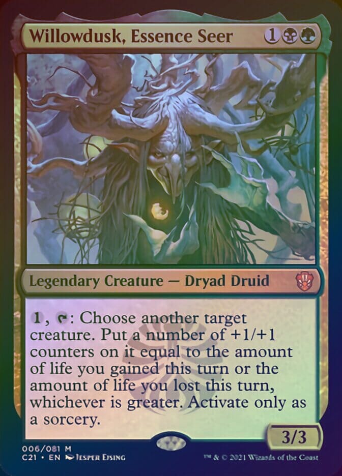 Willowdusk, Essence Seer (Display Commander) [Commander 2021] MTG Single Magic: The Gathering  | Multizone: Comics And Games