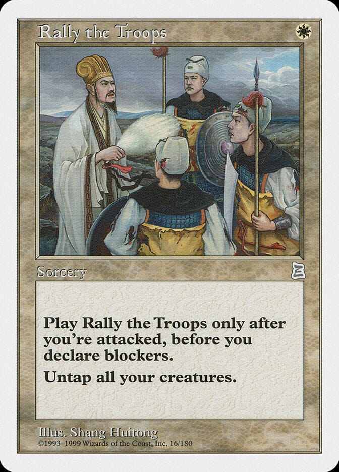 Rally the Troops [Portal Three Kingdoms] MTG Single Magic: The Gathering  | Multizone: Comics And Games