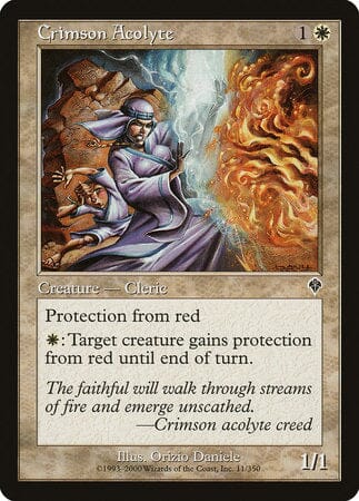 Crimson Acolyte [Invasion] MTG Single Magic: The Gathering  | Multizone: Comics And Games