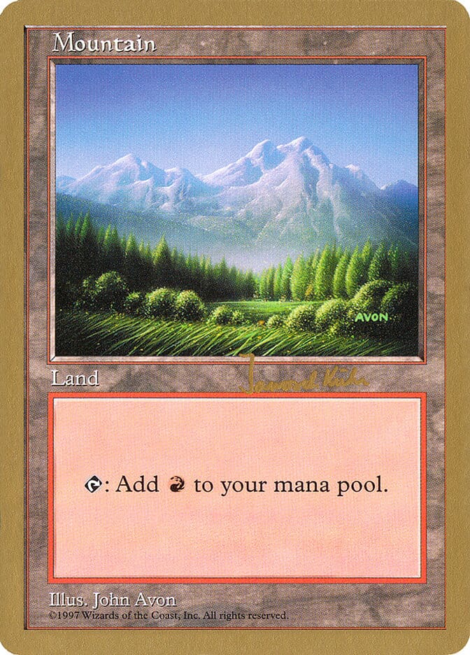 Mountain (431) (Janosch Kuhn) [World Championship Decks 1997] MTG Single Magic: The Gathering  | Multizone: Comics And Games