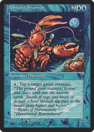 Homarid Shaman [Fallen Empires] MTG Single Magic: The Gathering  | Multizone: Comics And Games