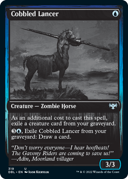 Cobbled Lancer [Innistrad: Double Feature] MTG Single Magic: The Gathering  | Multizone: Comics And Games