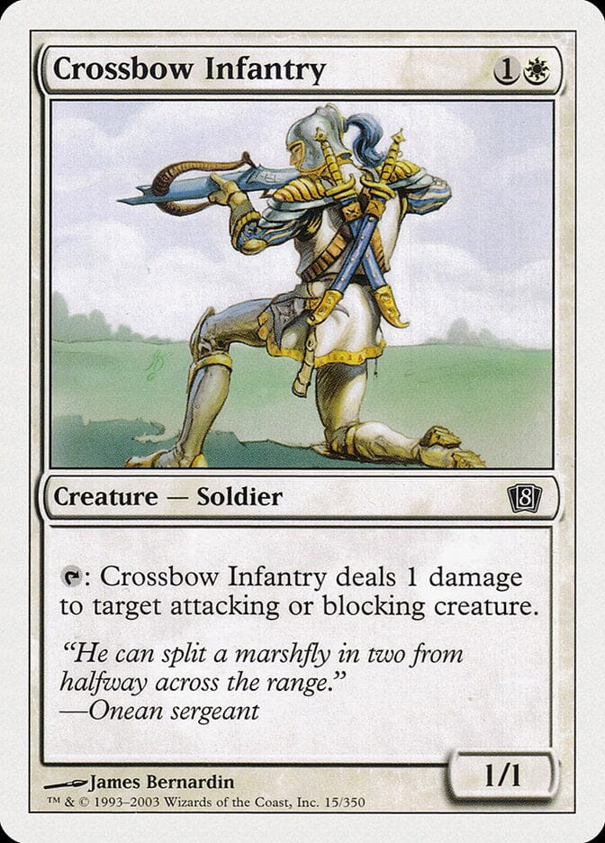 Crossbow Infantry [Eighth Edition] MTG Single Magic: The Gathering  | Multizone: Comics And Games