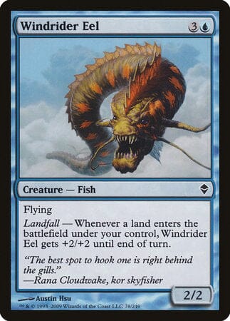 Windrider Eel [Zendikar] MTG Single Magic: The Gathering  | Multizone: Comics And Games