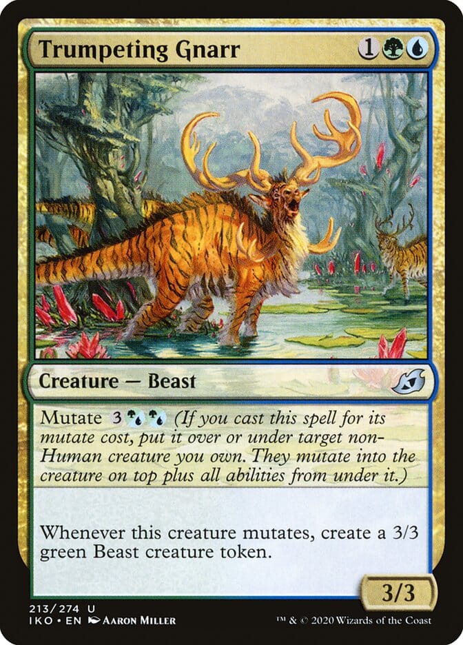 Trumpeting Gnarr [Ikoria: Lair of Behemoths] MTG Single Magic: The Gathering  | Multizone: Comics And Games