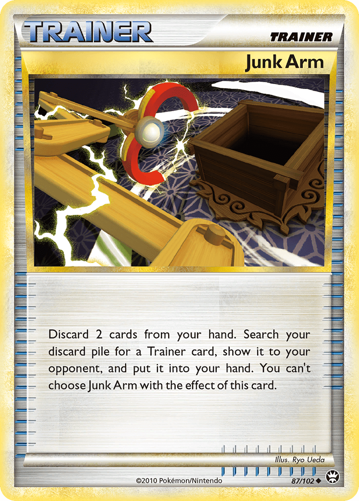 Junk Arm (87/102) [HeartGold & SoulSilver: Triumphant] Pokemon Single Pokémon  | Multizone: Comics And Games