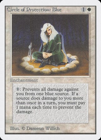 Circle of Protection: Blue [Unlimited Edition] MTG Single Magic: The Gathering  | Multizone: Comics And Games