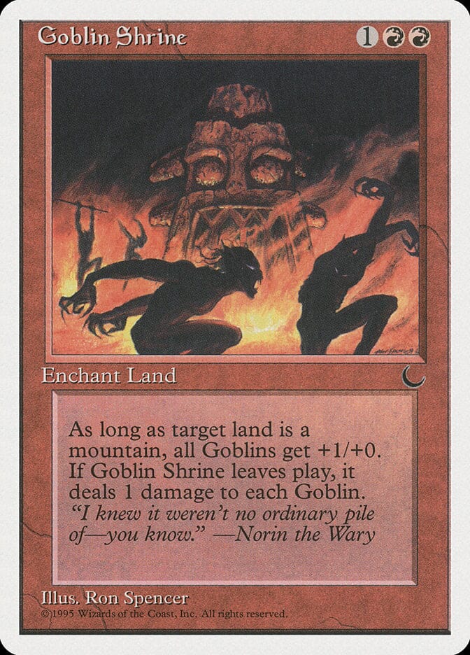 Goblin Shrine [Chronicles] MTG Single Magic: The Gathering  | Multizone: Comics And Games