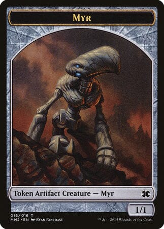 Myr Token [Modern Masters 2015 Tokens] MTG Single Magic: The Gathering  | Multizone: Comics And Games