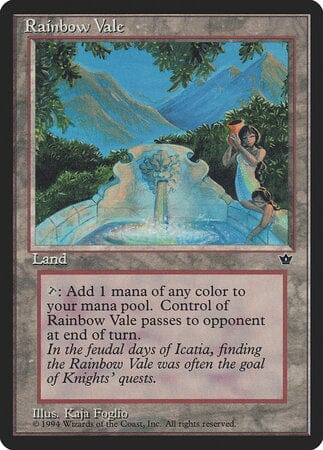 Rainbow Vale [Fallen Empires] MTG Single Magic: The Gathering  | Multizone: Comics And Games