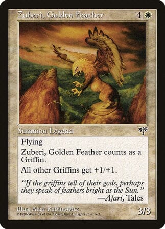 Zuberi, Golden Feather [Mirage] MTG Single Magic: The Gathering  | Multizone: Comics And Games