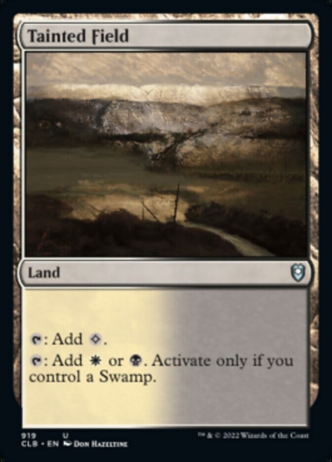 Tainted Field [Commander Legends: Battle for Baldur's Gate] MTG Single Magic: The Gathering  | Multizone: Comics And Games