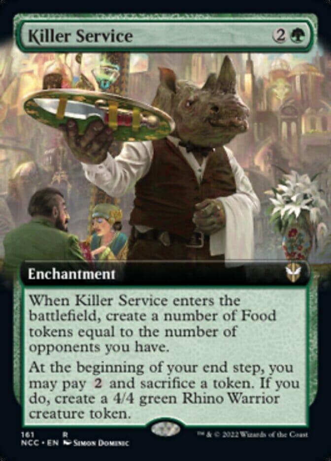 Killer Service (Extended Art) [Streets of New Capenna Commander] MTG Single Magic: The Gathering  | Multizone: Comics And Games