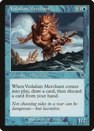 Vodalian Merchant [Invasion] MTG Single Magic: The Gathering  | Multizone: Comics And Games