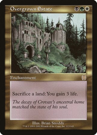 Overgrown Estate [Apocalypse] MTG Single Magic: The Gathering  | Multizone: Comics And Games