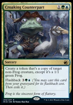 Croaking Counterpart (Promo Pack) [Innistrad: Midnight Hunt Promos] MTG Single Magic: The Gathering  | Multizone: Comics And Games