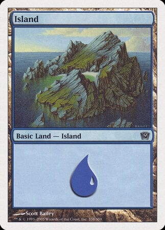 Island (338) [Ninth Edition] MTG Single Magic: The Gathering  | Multizone: Comics And Games
