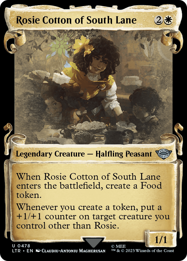 Rosie Cotton of South Lane [The Lord of the Rings: Tales of Middle-Earth Showcase Scrolls] MTG Single Magic: The Gathering  | Multizone: Comics And Games