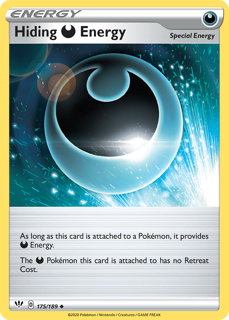 Hiding Darkness Energy (175/189) [Sword & Shield: Darkness Ablaze] Pokemon Single Pokémon  | Multizone: Comics And Games