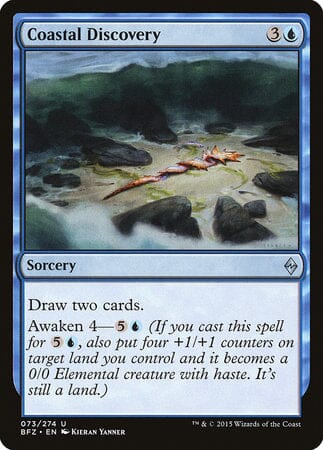 Coastal Discovery [Battle for Zendikar] MTG Single Magic: The Gathering  | Multizone: Comics And Games