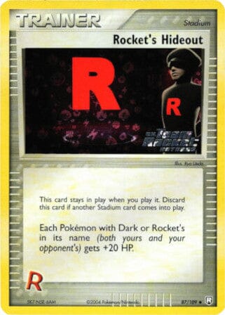 Rocket's Hideout (87/109) (Stamped) [EX: Team Rocket Returns] Pokemon Single Pokémon  | Multizone: Comics And Games