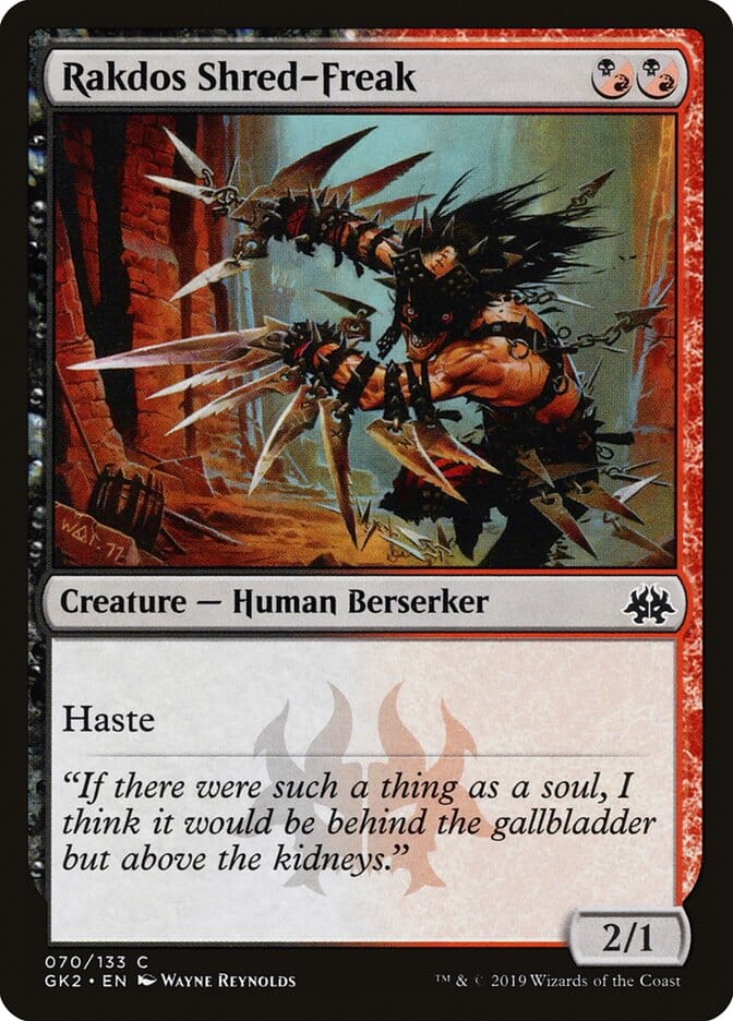Rakdos Shred-Freak [Ravnica Allegiance Guild Kit] MTG Single Magic: The Gathering  | Multizone: Comics And Games