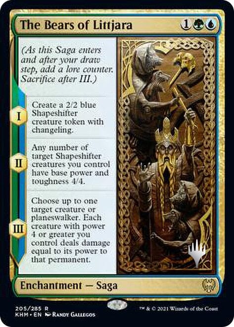 The Bears of Littjara [Kaldheim Promo Pack] MTG Single Magic: The Gathering  | Multizone: Comics And Games