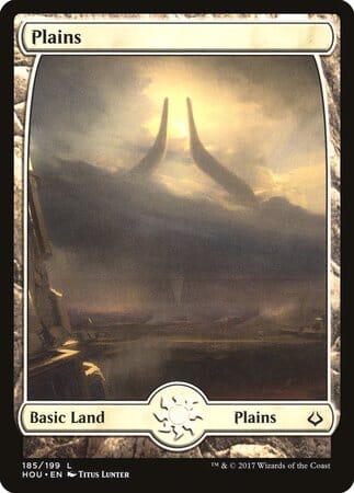 Plains (185) - Full Art [Hour of Devastation] MTG Single Magic: The Gathering  | Multizone: Comics And Games