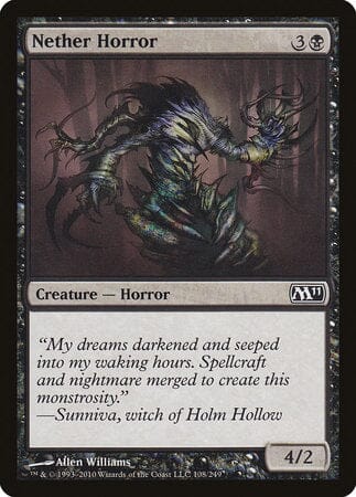 Nether Horror [Magic 2011] MTG Single Magic: The Gathering  | Multizone: Comics And Games