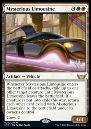 Mysterious Limousine (Promo Pack) [Streets of New Capenna Promos] MTG Single Magic: The Gathering  | Multizone: Comics And Games