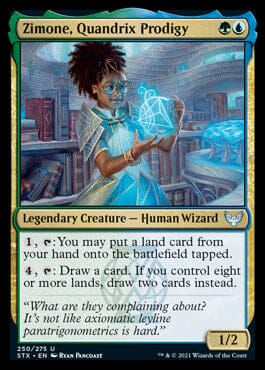 Zimone, Quandrix Prodigy [Strixhaven: School of Mages] MTG Single Magic: The Gathering  | Multizone: Comics And Games