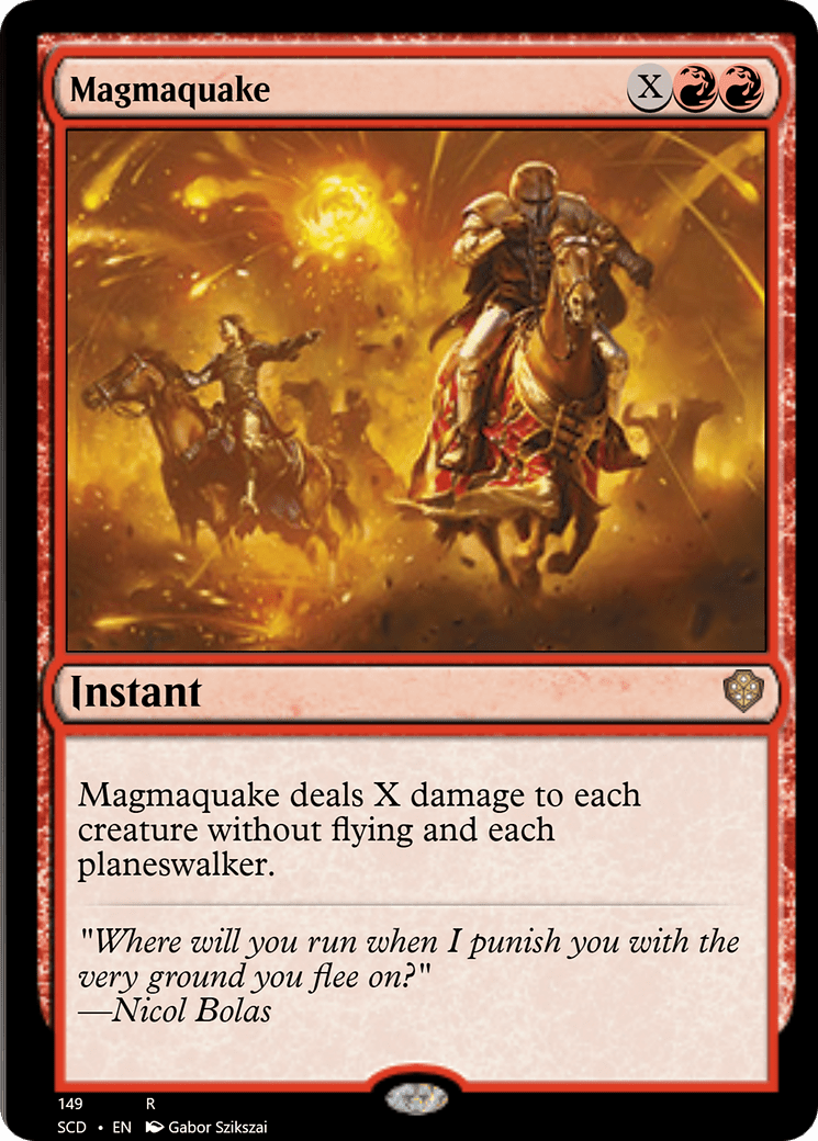 Magmaquake [Starter Commander Decks] MTG Single Magic: The Gathering  | Multizone: Comics And Games