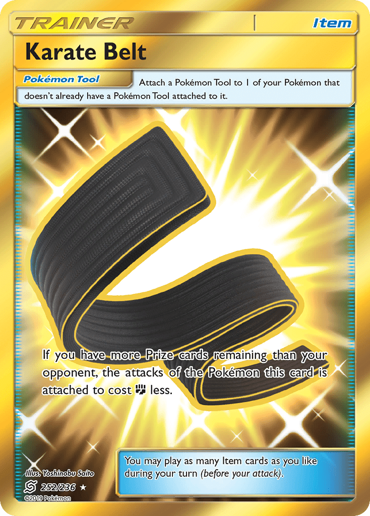 Karate Belt (252/236) [Sun & Moon: Unified Minds] Pokemon Single Pokémon  | Multizone: Comics And Games