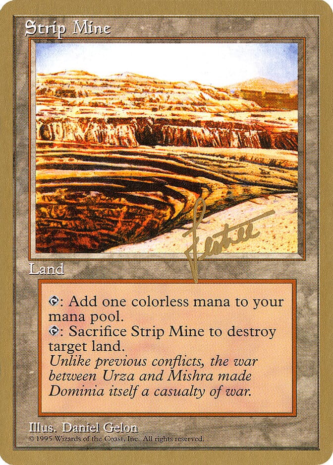 Strip Mine (Bertrand Lestree) [Pro Tour Collector Set] MTG Single Magic: The Gathering  | Multizone: Comics And Games