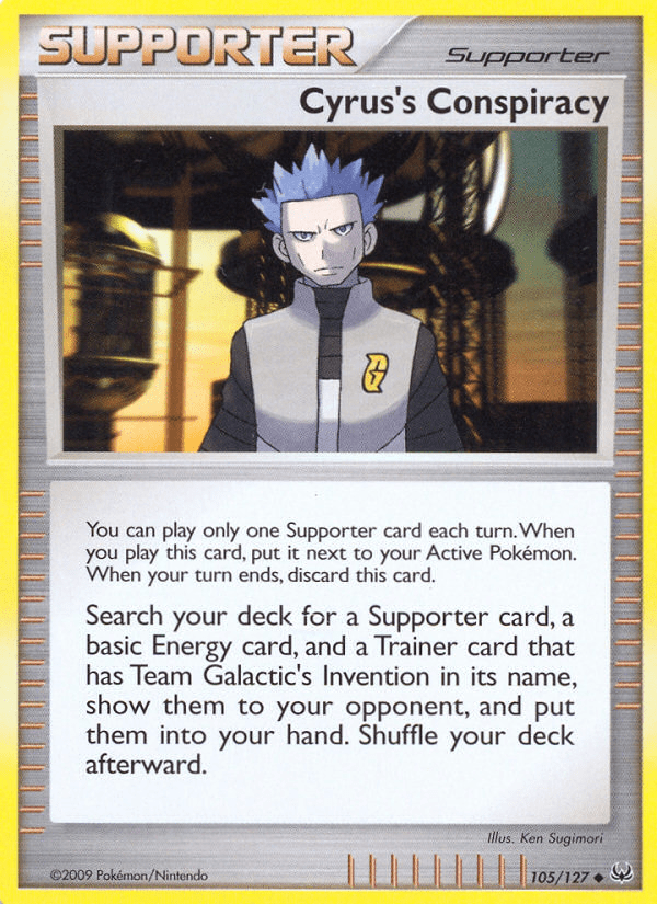 Cyrus's Conspiracy (105/127) [Platinum: Base Set] Pokemon Single Pokémon  | Multizone: Comics And Games