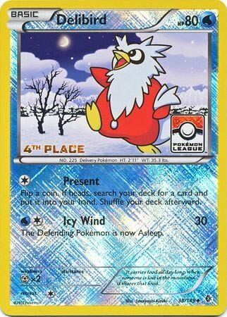 Delibird (38/149) (League Promo 4th Place) [Black & White: Boundaries Crossed] Pokemon Single Pokémon  | Multizone: Comics And Games