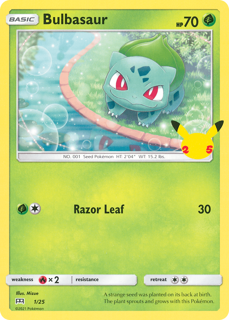 Bulbasaur (1/25) [McDonald's 25th Anniversary] Pokemon Single Pokémon  | Multizone: Comics And Games